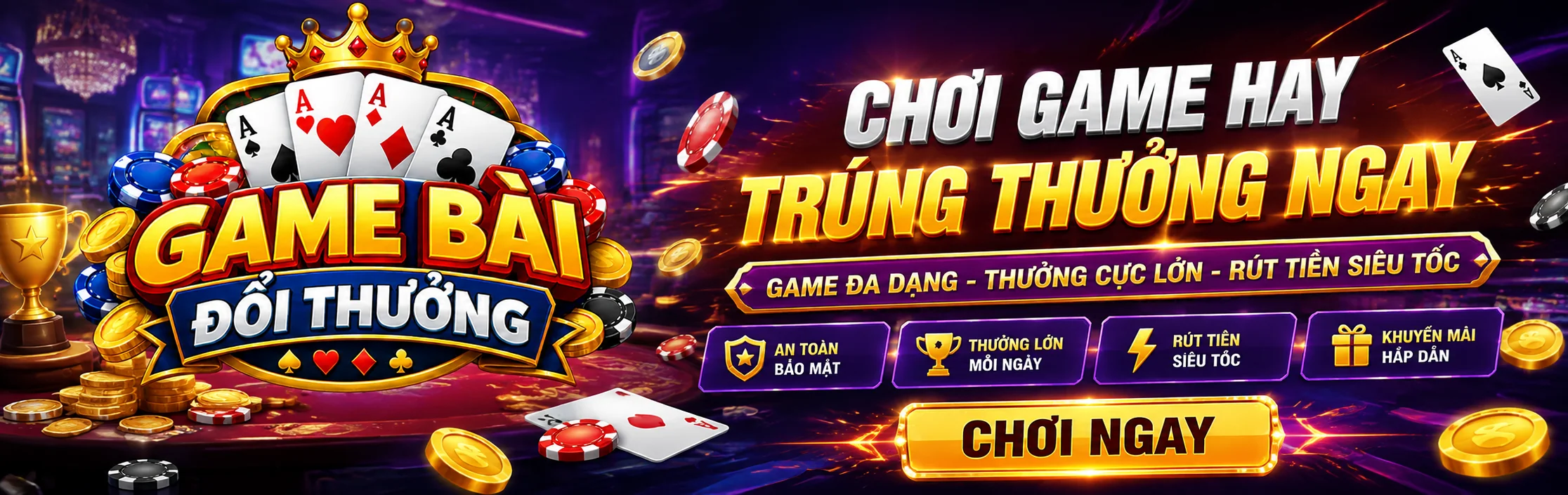 Game Bài Đổi Thưởng - Game Đa Dạng, Thưởng Lớn, Rút Tiền Nhanh